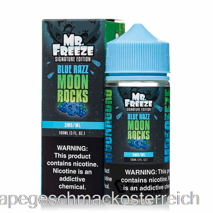 Moonrocks – Blue Razz – Mr Freeze – 100 Ml, 6 Mg Vape-Geschmack